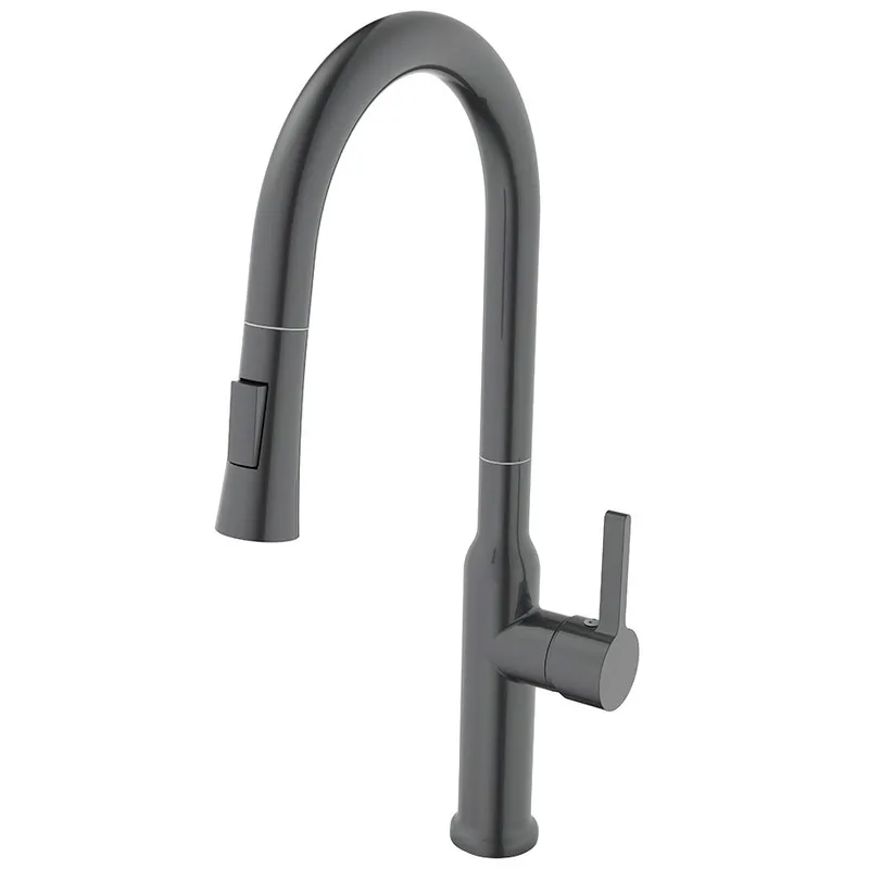 Змішувач для кухні MIXXUS Premium Pull 014 з висувним виливом Graphite (MI6959) Змішувач для кухні MIXXUS Premium Pull 014 з висувним виливом Graphite (MI6959)