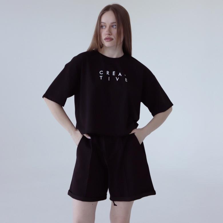 Кроп-топ женский GBI FTW-24-4 M Черный (14067)