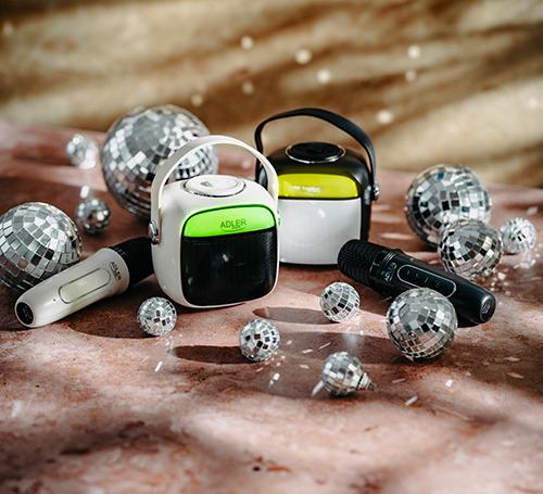 Караоке-колонка с микрофоном от батареи Белый - фото 8 Караоке-колонка с микрофоном от батареи Белый - фото 8