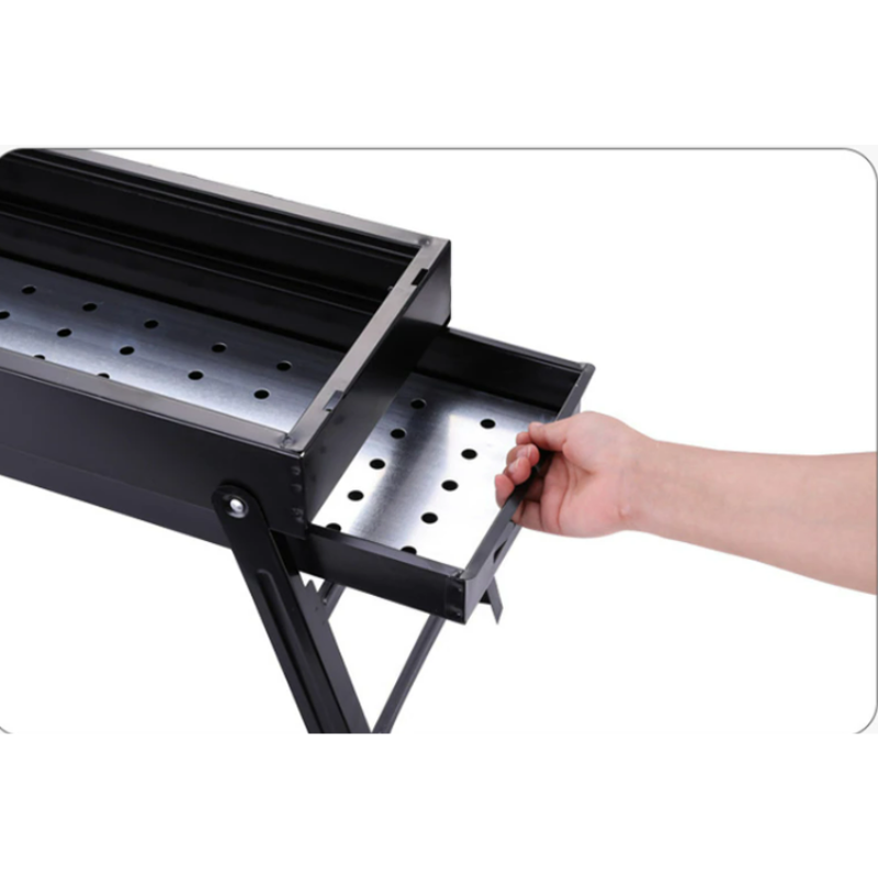 Барбекю-гриль складаний 60x22x33 см Чорний (2562538702) - фото 6 Барбекю-гриль складаний 60x22x33 см Чорний (2562538702) - фото 6