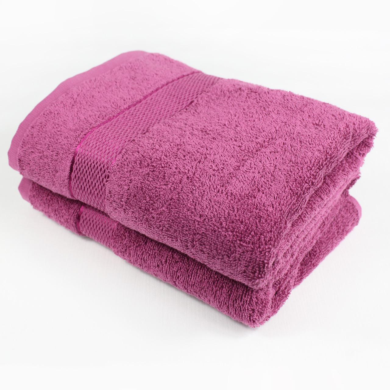 Рушник махровий БС0007 50х90 см Фіолетовий (137898) - фото 1 Рушник махровий БС0007 50х90 см Фіолетовий (137898) - фото 1