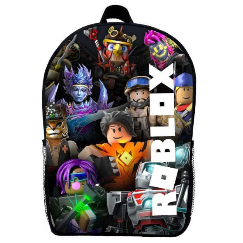 Шкільний рюкзак дитячий Roblox R02 29х21х9 см 5 л Чорний (2181713317)