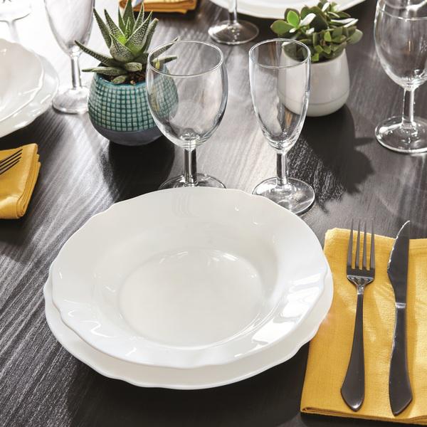 Столовый сервиз Luminarc Louis XV White V2940 18 пр. (113019) - фото 2 Столовый сервиз Luminarc Louis XV White V2940 18 пр. (113019) - фото 2