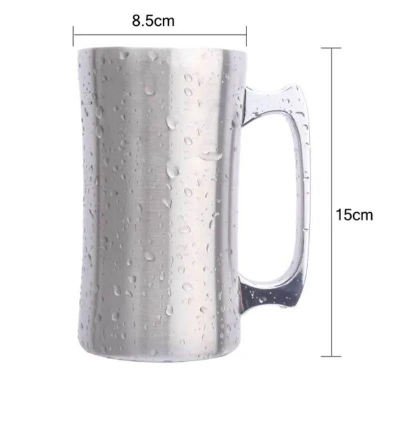 Чашка из нержавеющей стали с крышкой 560 мл (190004) - фото 8