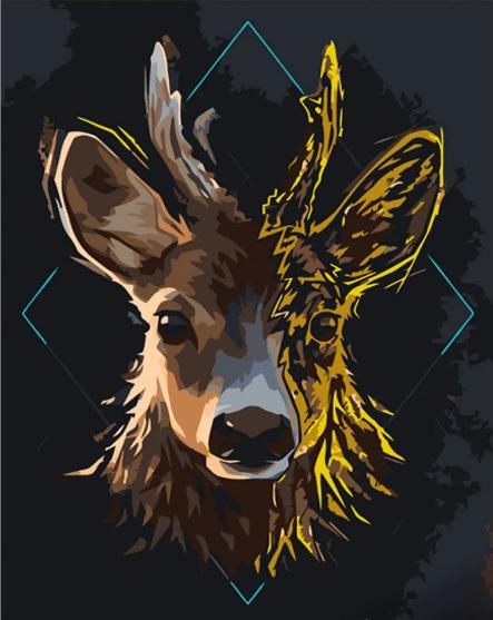 Картина по номерам Стратег Молодой олень ss6810 30x40 см (MTT-168193)