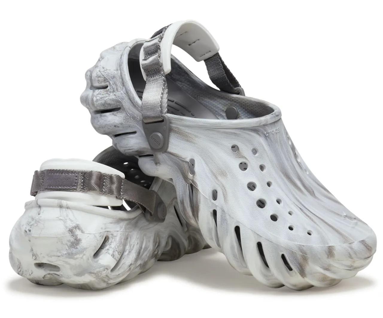 Сабо Crocs Echo Marbled Clog M6W8 р. 38 39-24 см Moonlight/Multi (207937-W) - фото 3