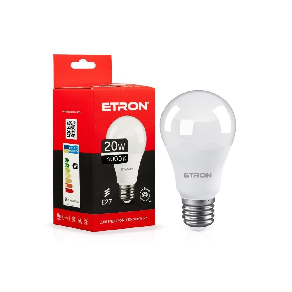 Лампа LED ETRON A70 20W 4000K E27 Light Лампа LED ETRON A70 20W 4000K E27 Light