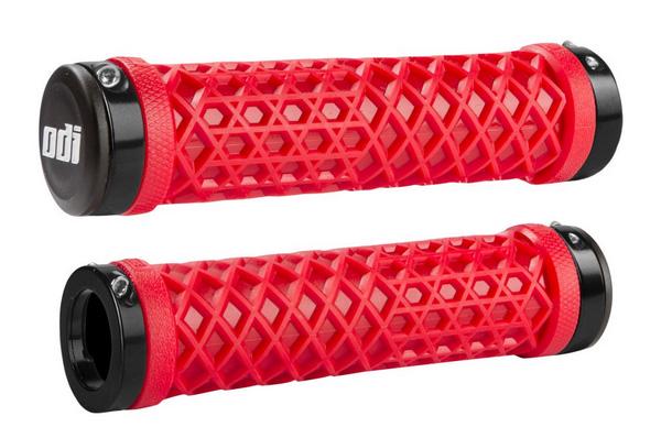 Гріпси ODI Vans Lock-On Grips Bright Red/Black Clamps (D30VNBR-B)