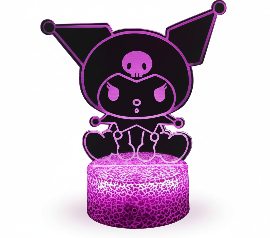 Светильник 3D Куроми на 16 цветов (9/849)