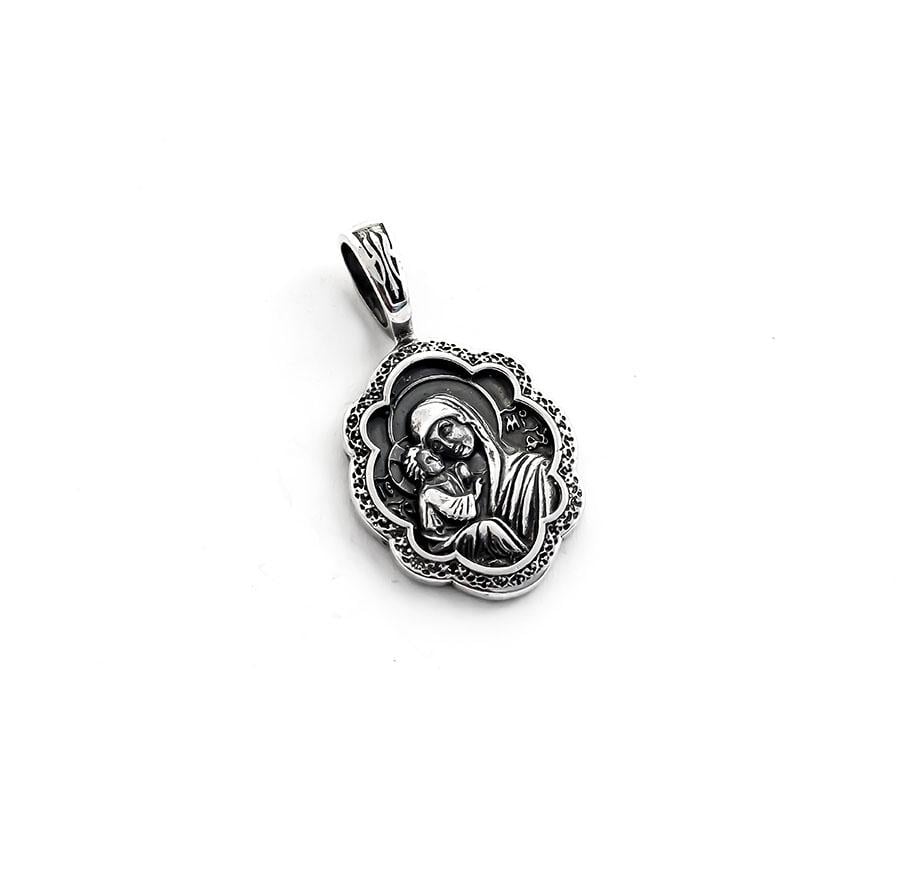 Кулон Иконка Божья Матерь Maxi Silver 7164 (87164)