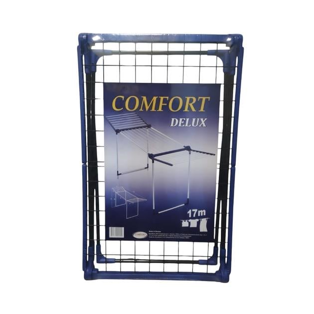 Сушилка напольная для одежды Comfort Delux 17-F 17 м Черно-синий (2192342938)