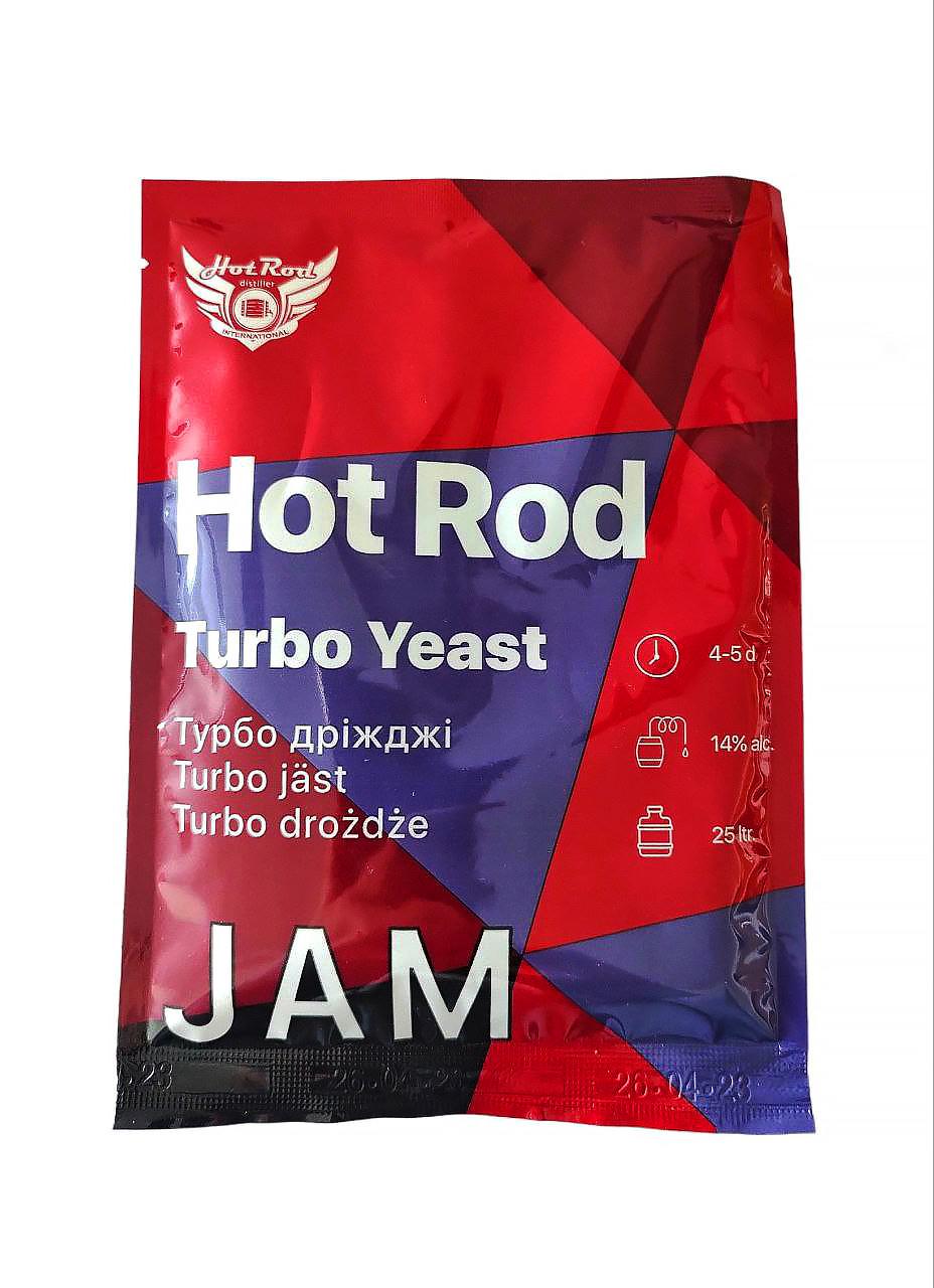 Дріжджі спиртові турбо для фруктових браг Hot Rod Jam на 25 л 69 г (11618761)