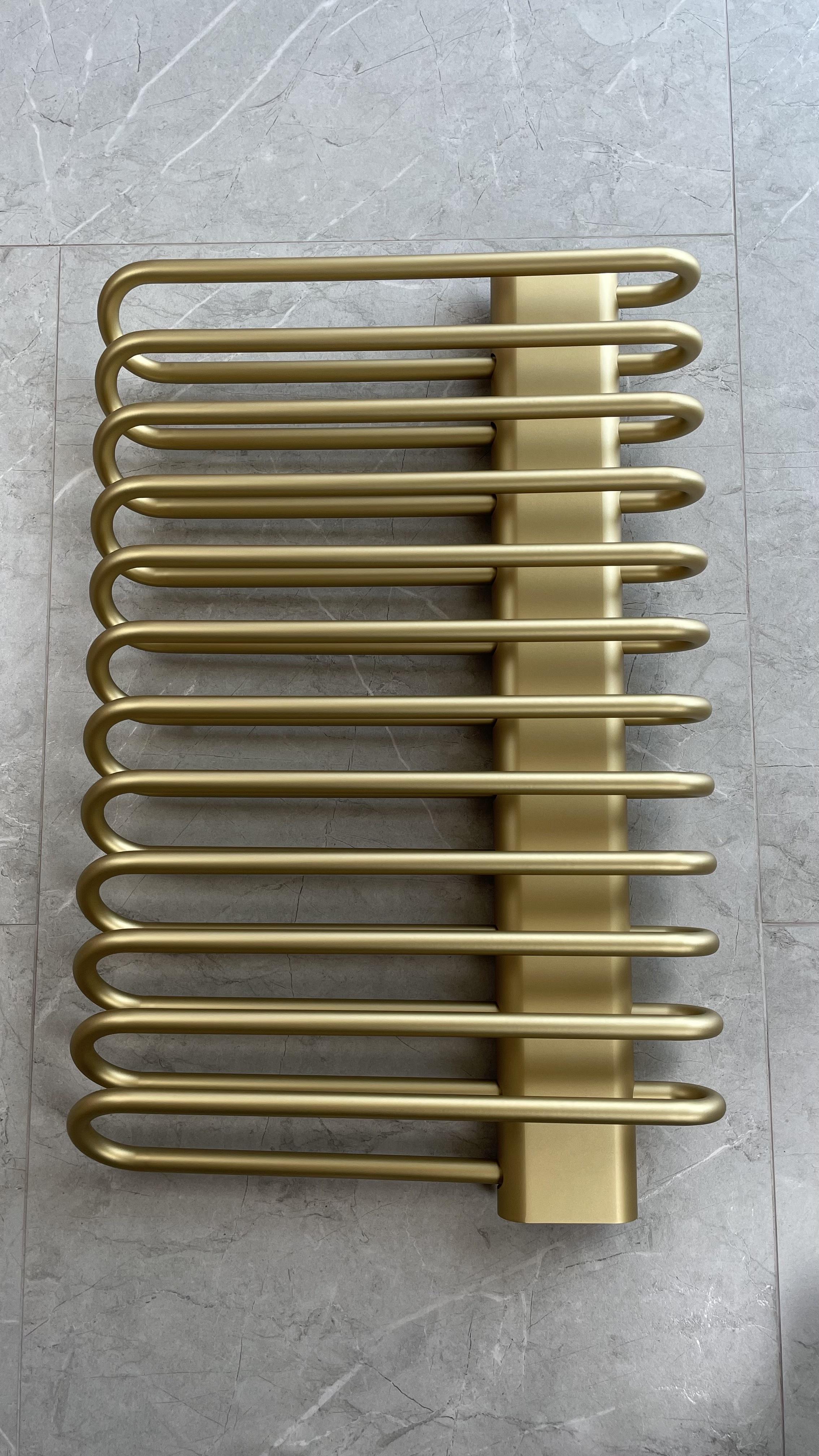 Полотенцесушитель водяной Terma Michelle 780x500 мм Brass/Brass (159)