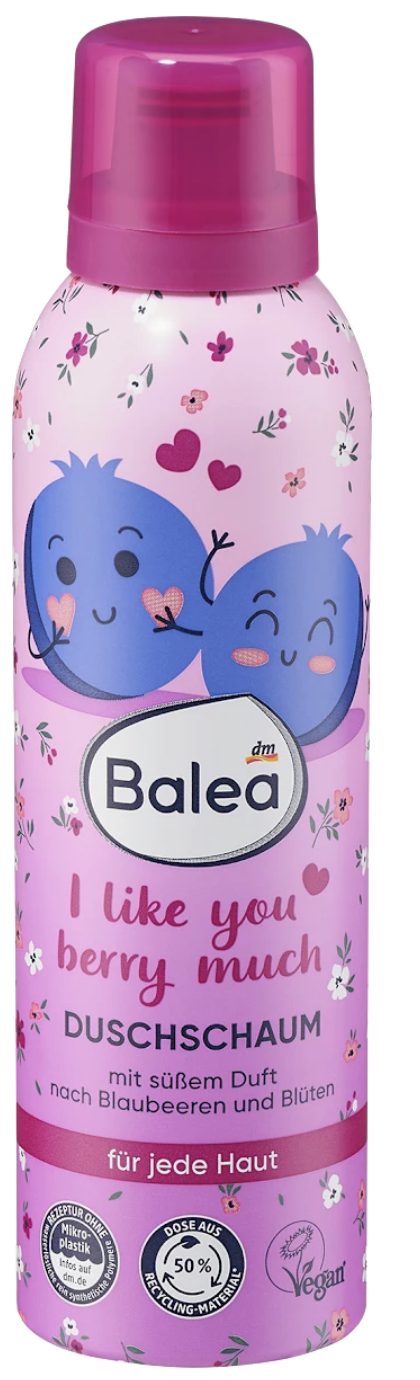 Піна для душу Balea I like you berry much 200 мл (4067796157765)
