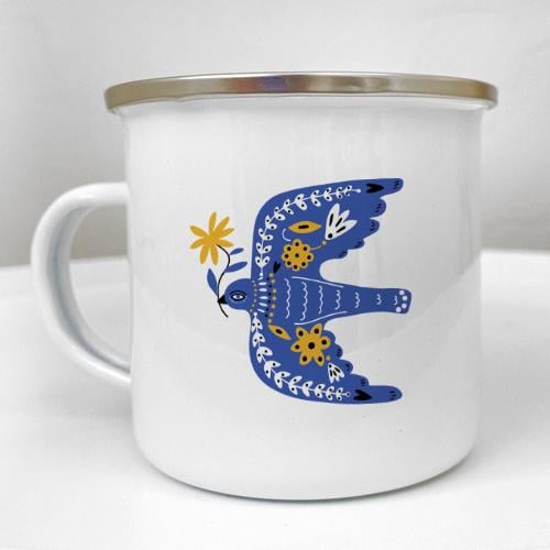 Кружка металлическая Camper "Ukraine in my heart" 250 мл (KRM_23S106)