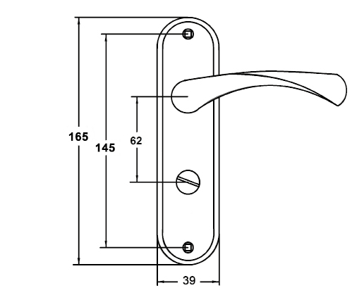 Ручка Kedr 62.323 WC GP/SN - фото 2