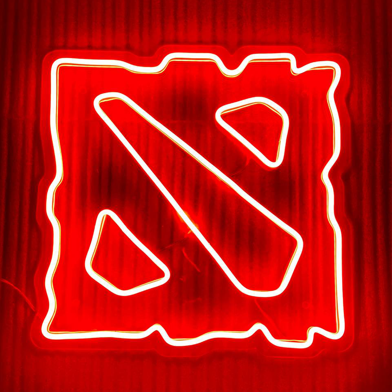 Неонова вивіска NeonFlexGlow «DOTA 2» 40х40 см