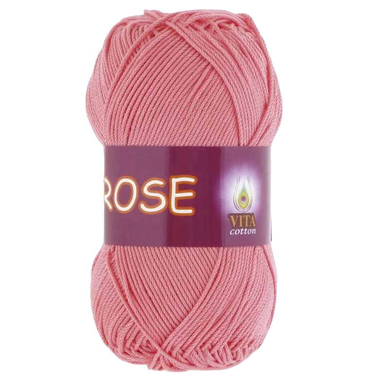 Пряжа Vita Cotton Rose 3905 роза (3346)