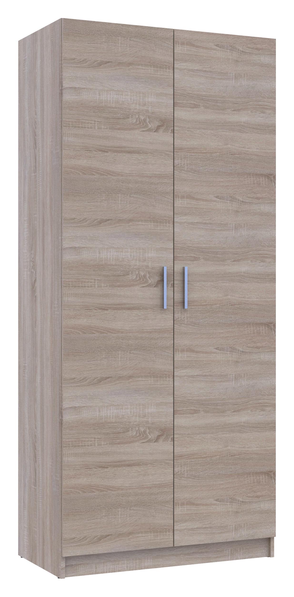 Шкаф распашной с полками Doros Промо 90х48х204 см Дуб сонома (DRS-011200) - фото 3 Шкаф распашной с полками Doros Промо 90х48х204 см Дуб сонома (DRS-011200) - фото 3