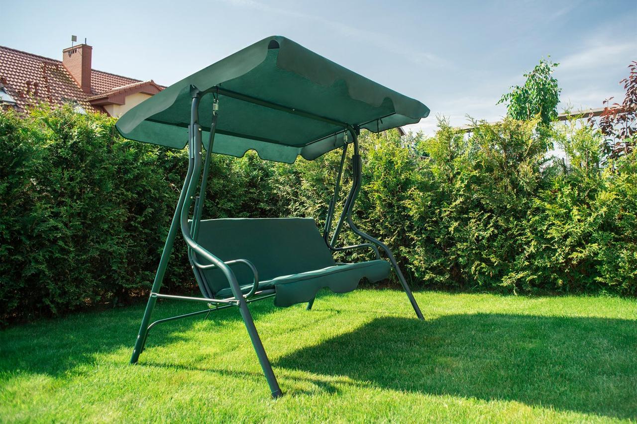 Садова гойдалка King Garden на 3 особи Зелений (King_ks) - фото 7 Садова гойдалка King Garden на 3 особи Зелений (King_ks) - фото 7