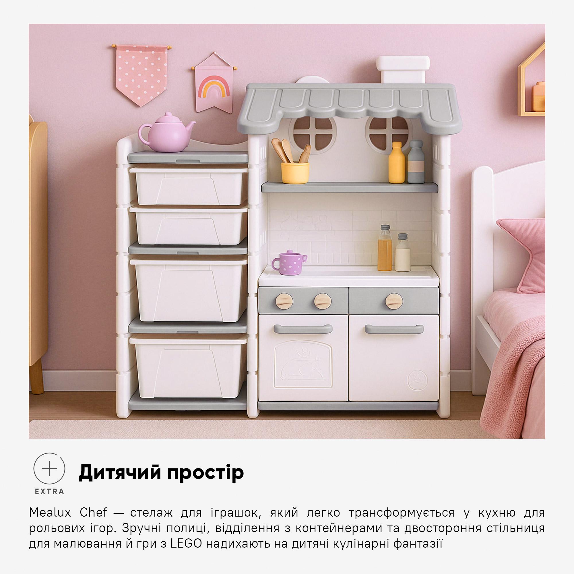 Стелаж Mealux Chef White (арт. KD-E153 White) - фото 4
