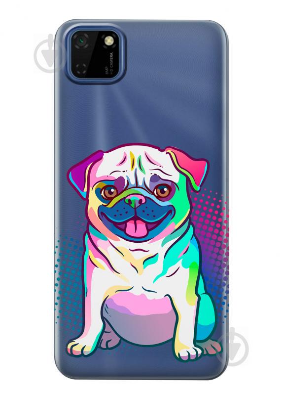 Прозрачный силиконовый чехол iSwag для Huawei Y5p с рисунком - Мопс (KS2435) Прозрачный силиконовый чехол iSwag для Huawei Y5p с рисунком - Мопс (KS2435)