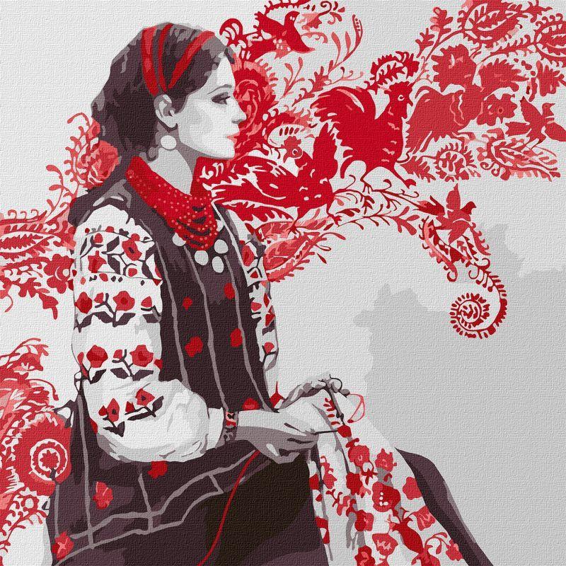 Картина по номерам Идейка Вышивая оберег 40x40 см (KHO2538)