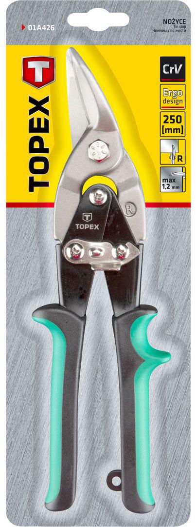 Ножницы по металлу Topex 250 мм правые (23971) - фото 2 Ножницы по металлу Topex 250 мм правые (23971) - фото 2