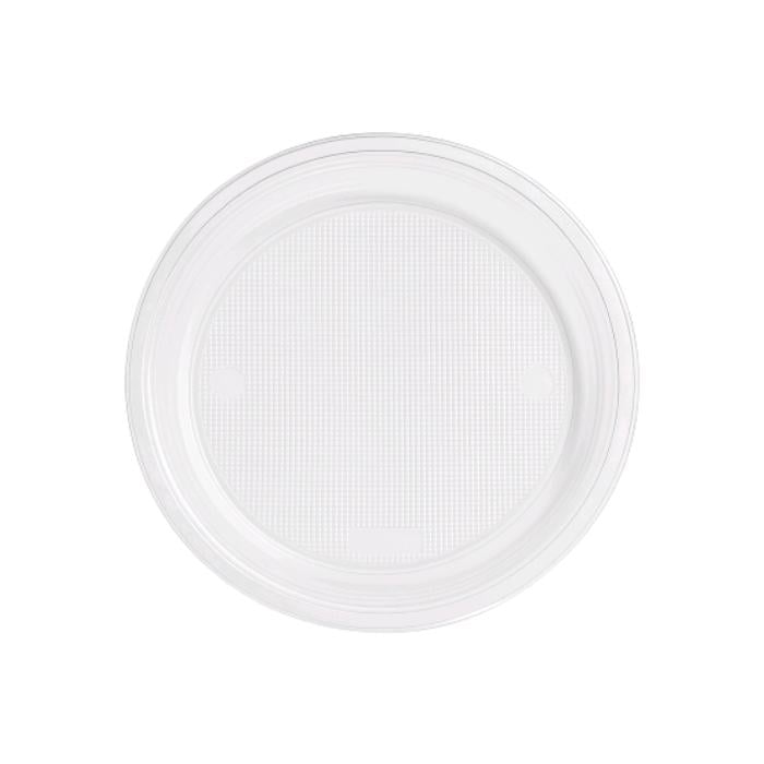 Тарілка одноразова 170 мм 500 шт. Прозорий (2467)