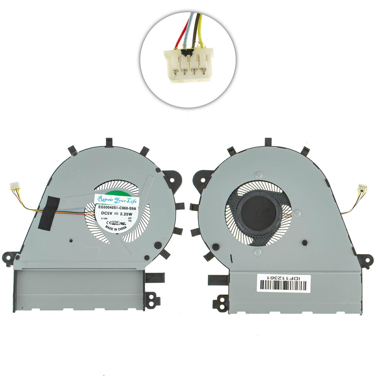 Вентилятор для ноутбука Asus U4100UN (134090) - фото 2 Вентилятор для ноутбука Asus U4100UN (134090) - фото 2