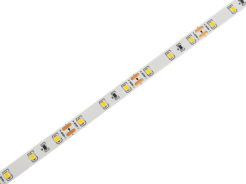 Світлодіодна стрічка AVT 1 м SMD3528 60 LED 12В 4.8Вт/м IP20 2700-3500K теплий білий (6729) - фото 3