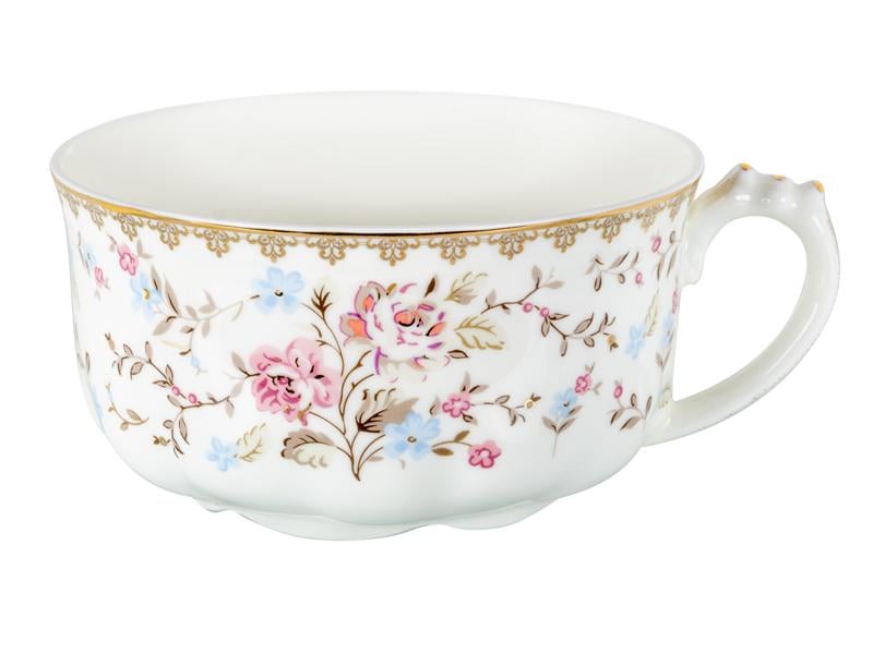 Чашка чайная Lefard Диана фарфоровая с блюдцем 400 мл Белый (264-725) - фото 3 Чашка чайная Lefard Диана фарфоровая с блюдцем 400 мл Белый (264-725) - фото 3