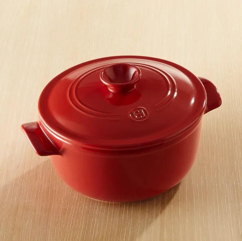 Кастрюля с крышкой Emile Henry Cookware 2,5л Красный (344525) - фото 6
