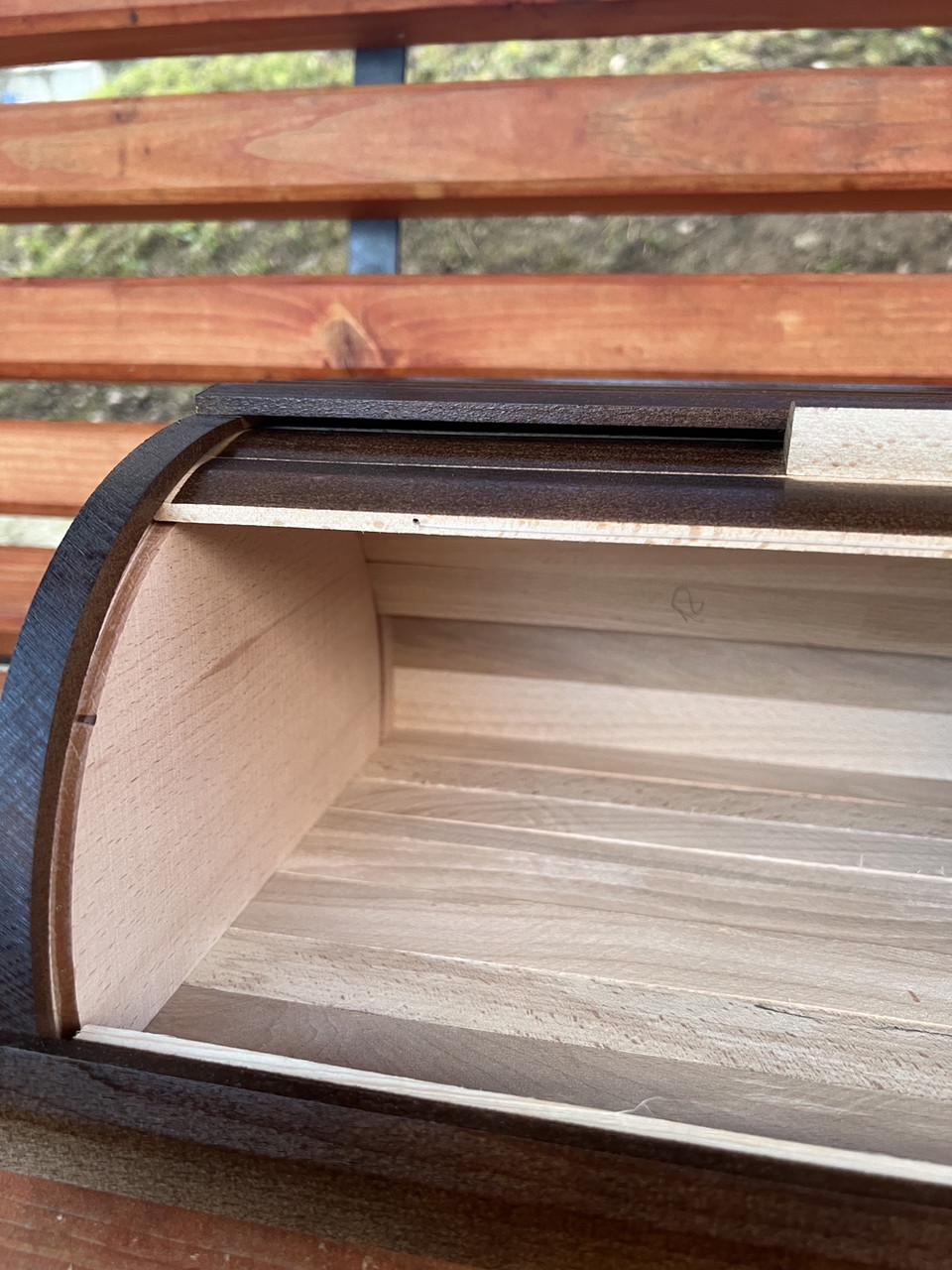 Хлебница деревянная Карпатская Бук темный (1956041484) - фото 7 Хлебница деревянная Карпатская Бук темный (1956041484) - фото 7