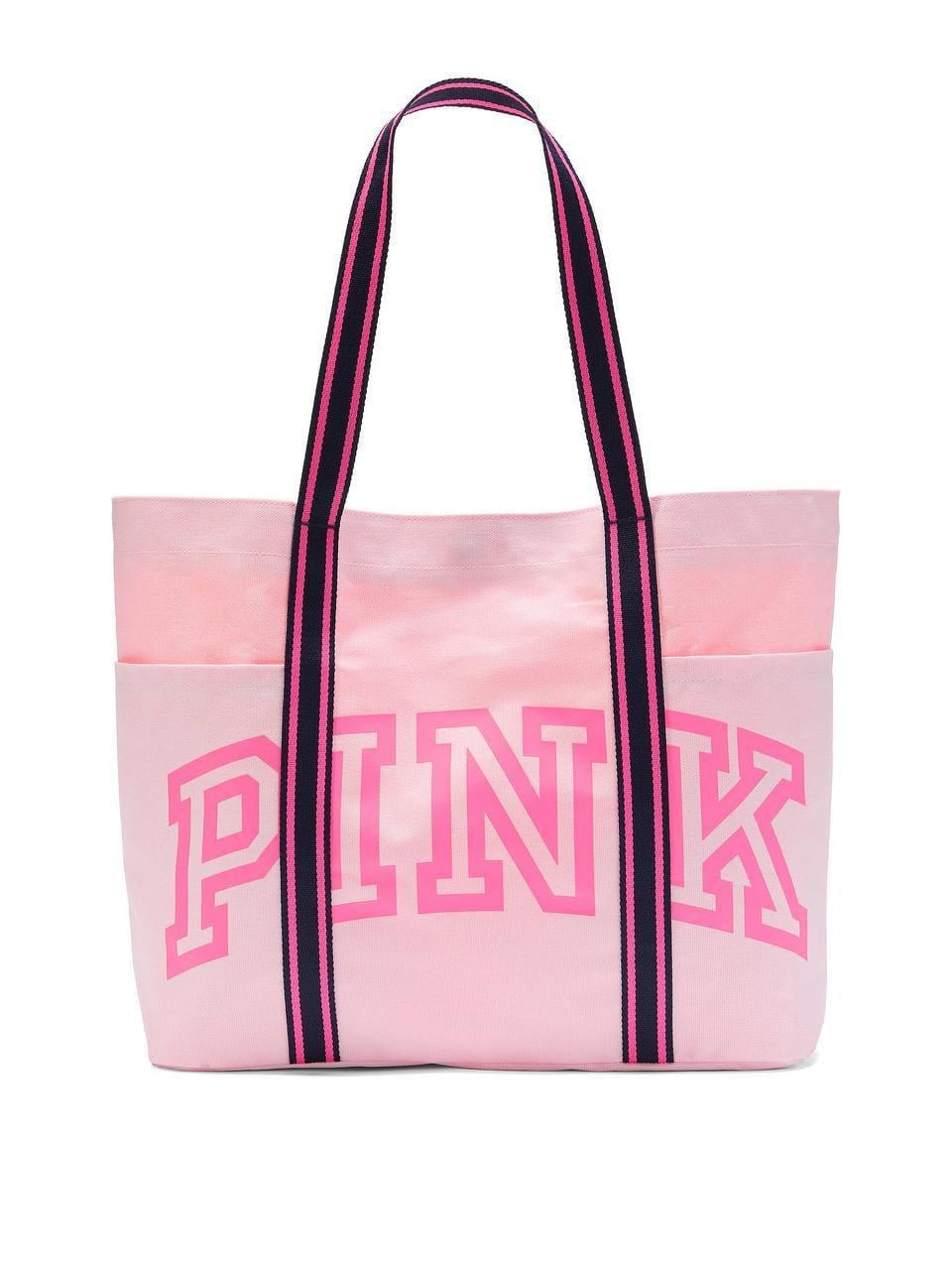 Женская сумка шопер Victoria's Secret PINK Canvas Розовый (2596678597)