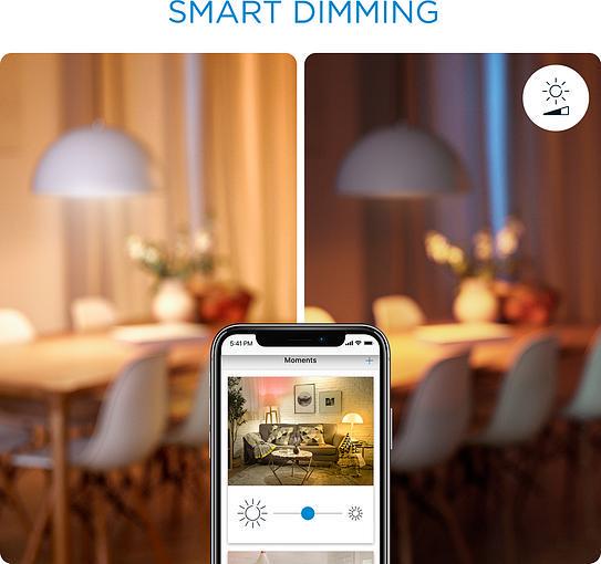 Лампа умная WiZ E14 4,9W 40W 400Lm C37 2700-6500K Wi-Fi (ERC-929002448702) - фото 6