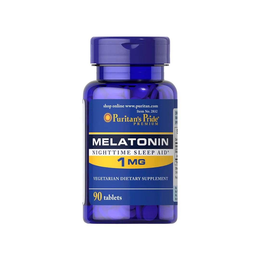 Вітаміни Мелатонін Puritan's Pride Melatonin 1 мг 90 TAB