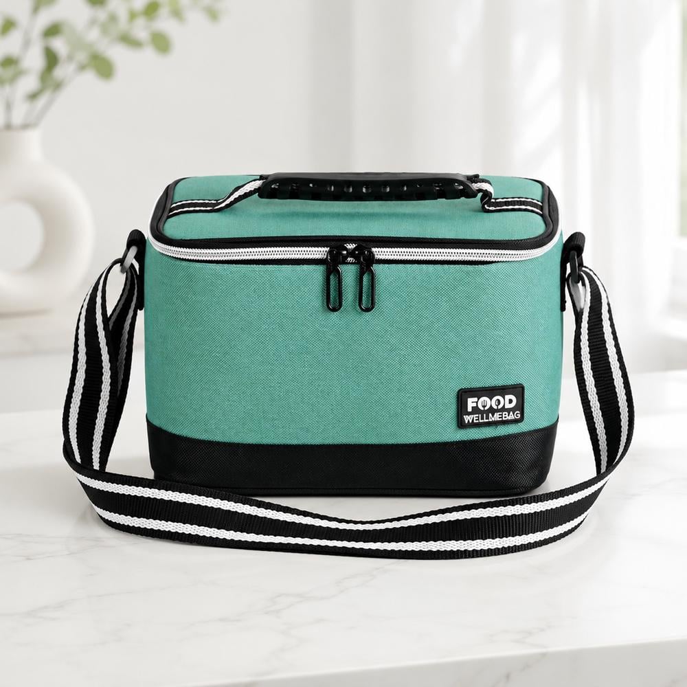 Сумка-холодильник Breeze с ручкой и плечевым ремнем 24x17x16 см Бирюзовый (03-бор-R40892)