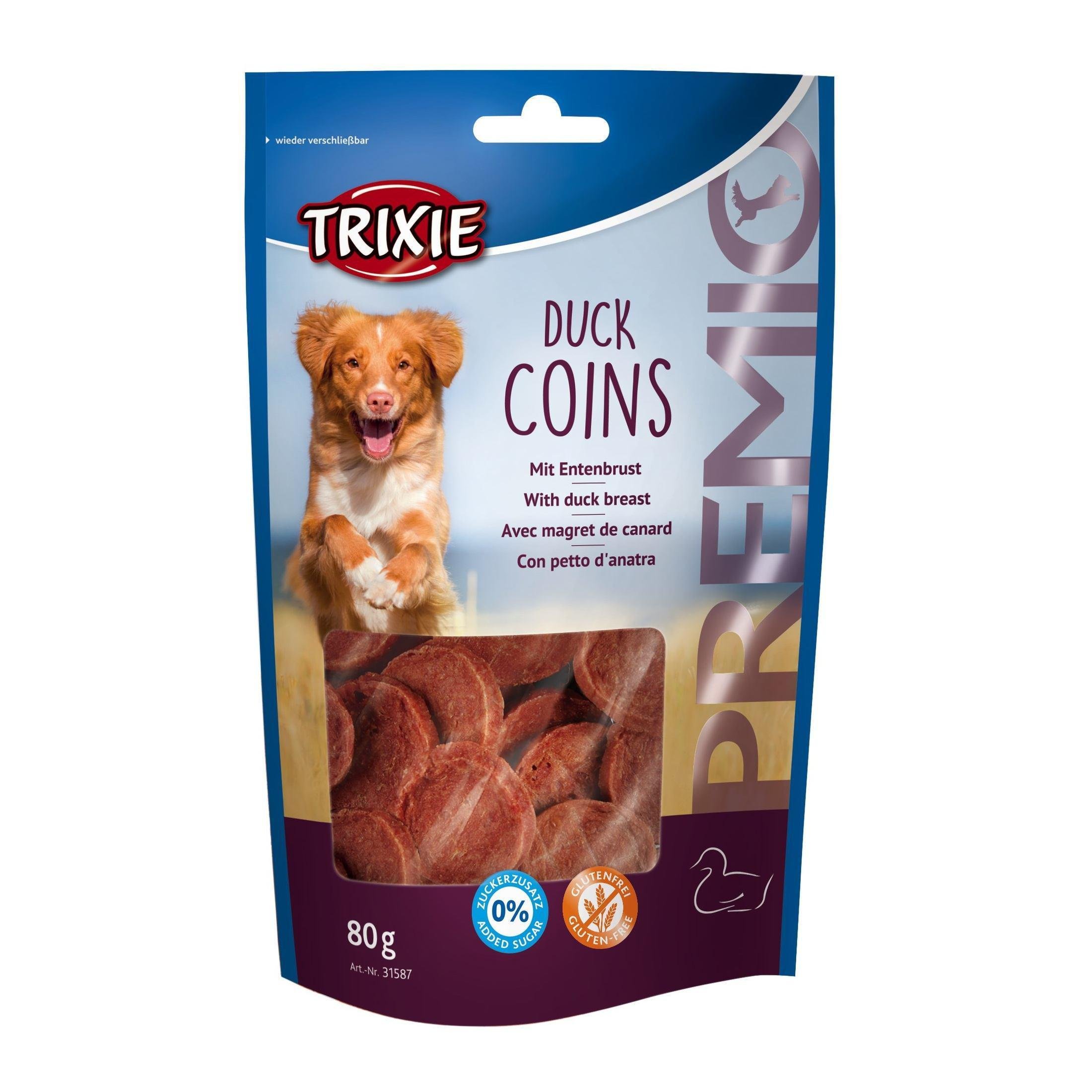Лакомство для собак Trixie PREMIO Chicken Duck Coins 80 г
