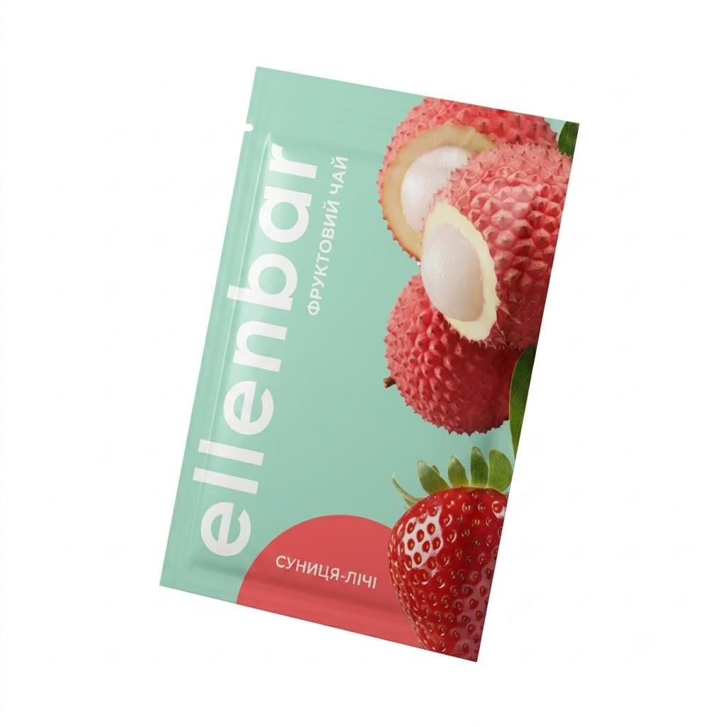 Чай концентрат Ellenbar Суниця-лічі саше 50 г (Ellbtea0004)
