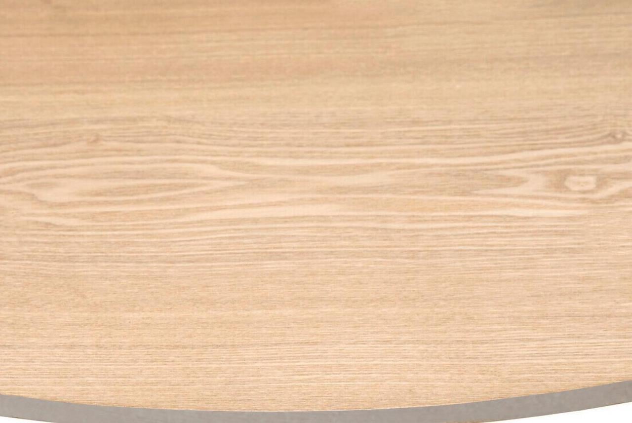 Стіл обідній Olsen Ø 80 см Wooden top Black base (13836) - фото 4