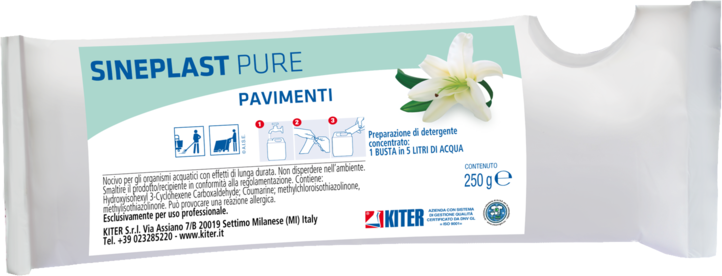 Засіб для миття підлог Kiter Sineplast Pure 250 м Mini-Bag (42002.250G)