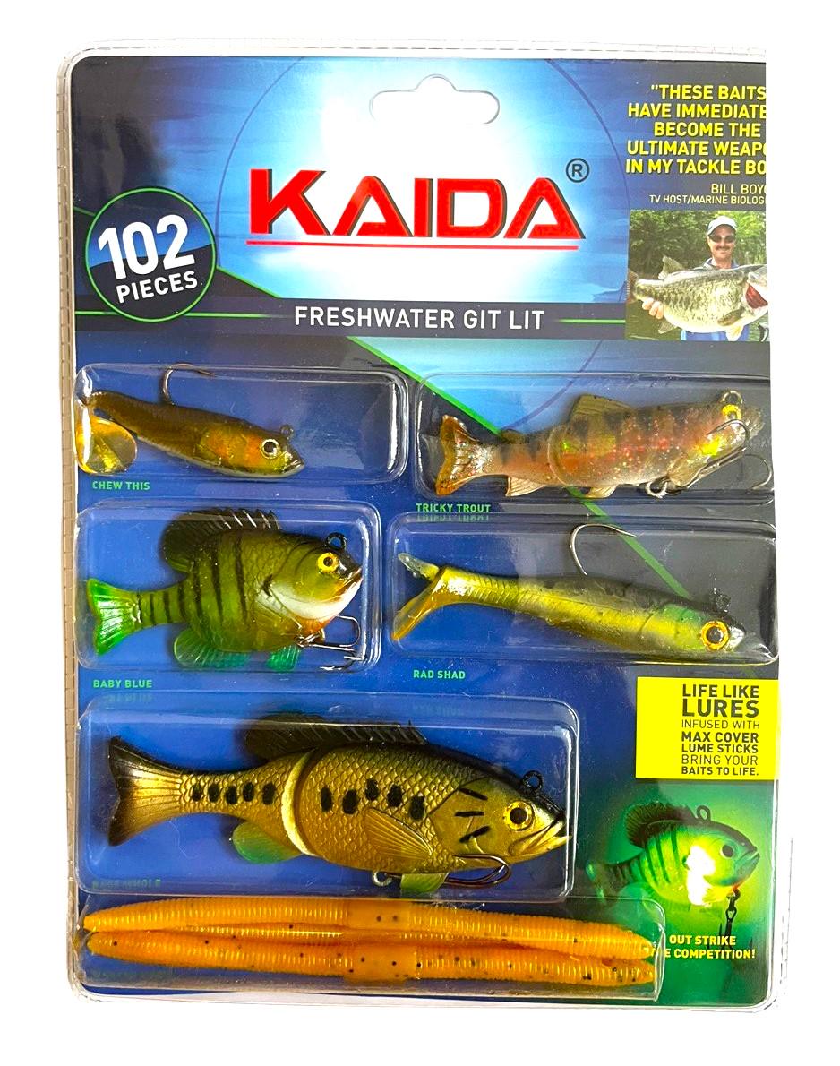 Набор силиконовых приманок Kaida Multi Bait AG008 (1884555551)