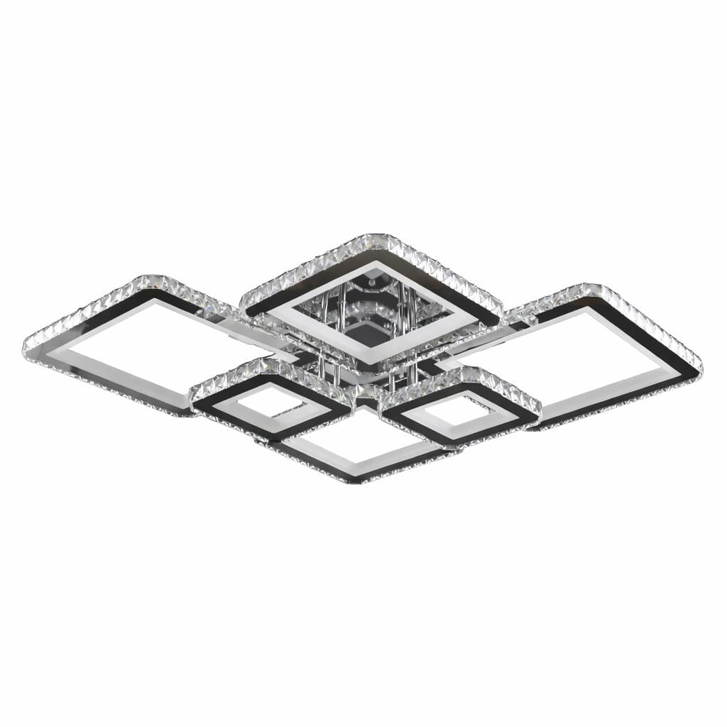 Люстра Svet LED з пультом 292W Сріблястий (32695472)