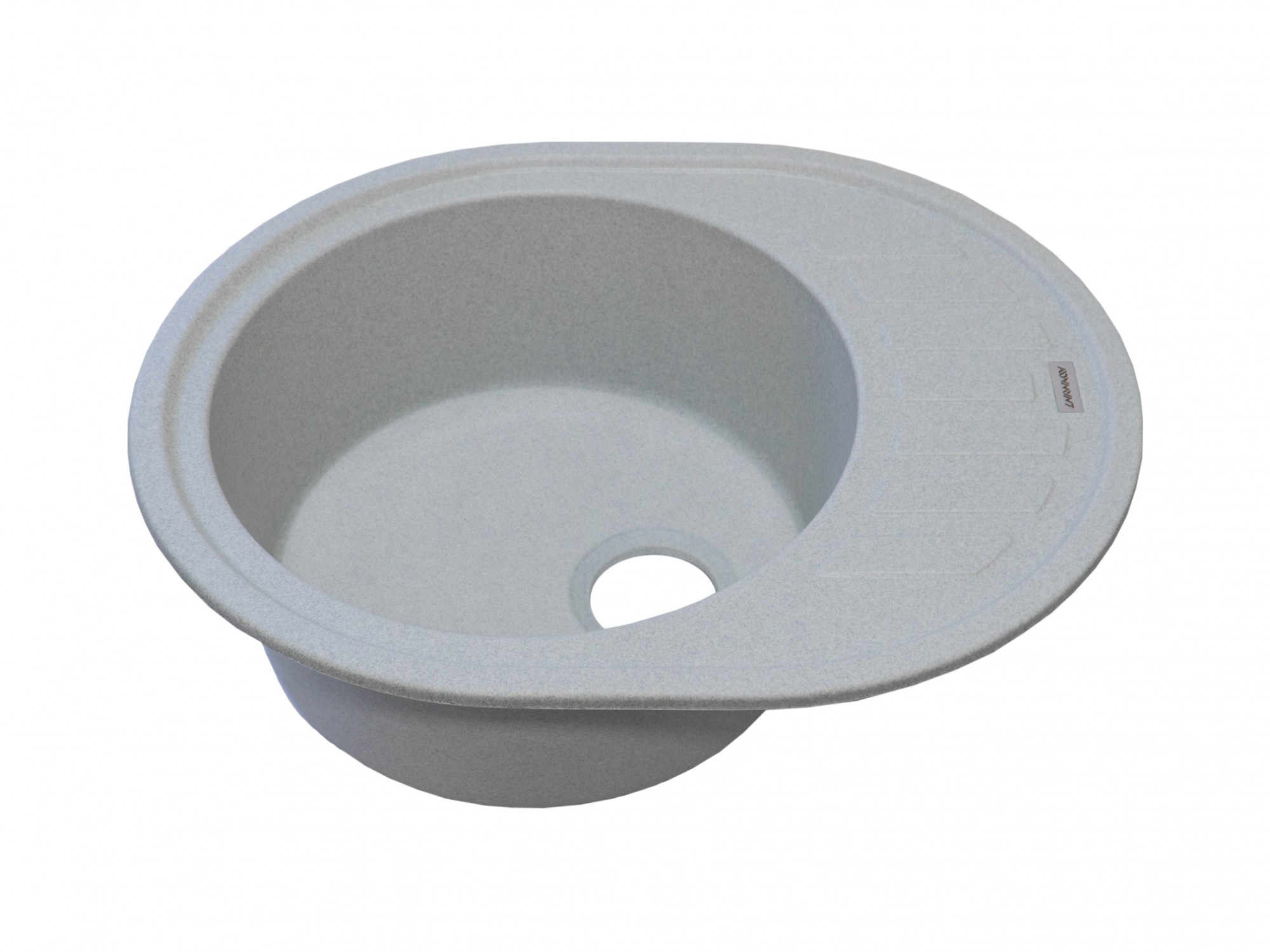 Мойка для кухни Adamant Ovum (light grey-09) 78х50х20 см - фото 3