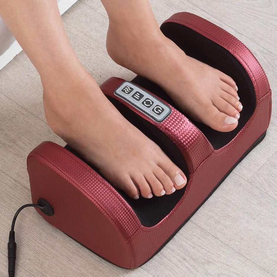 Масажер для стоп Renkai Mimo Foot роликовий з тепловою функцією Червоний (2104618411) - фото 8