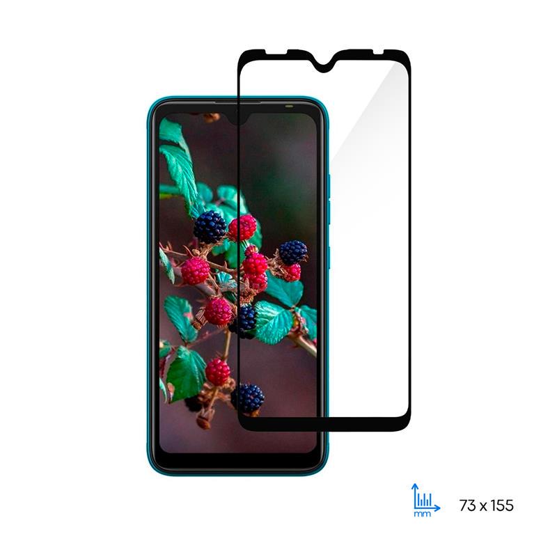 Защитное стекло 2E для телефона TECNO POP 2F (B1F) 9H / 2.5D / FCFG Black (2E-TC-P2F-SMFCFG-BB) - фото 1