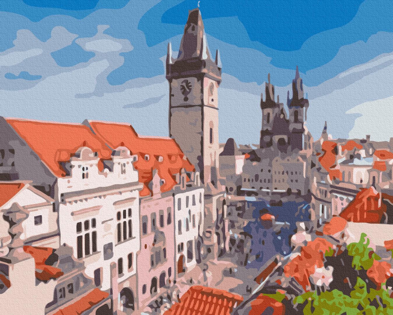 Картина по номерам Brushme Вид на Прагу 48x60 см (BS51647L) Картина по номерам Brushme Вид на Прагу 48x60 см (BS51647L)