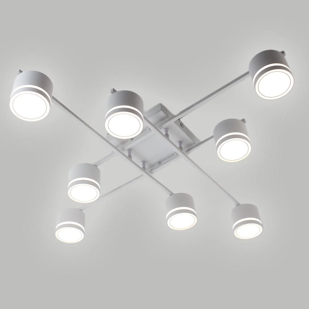 Люстра ESLLSE GELA 8R з пультом 820x820x140 мм на 8 ламп GX53 Білий (10522) Люстра ESLLSE GELA 8R з пультом 820x820x140 мм на 8 ламп GX53 Білий (10522)