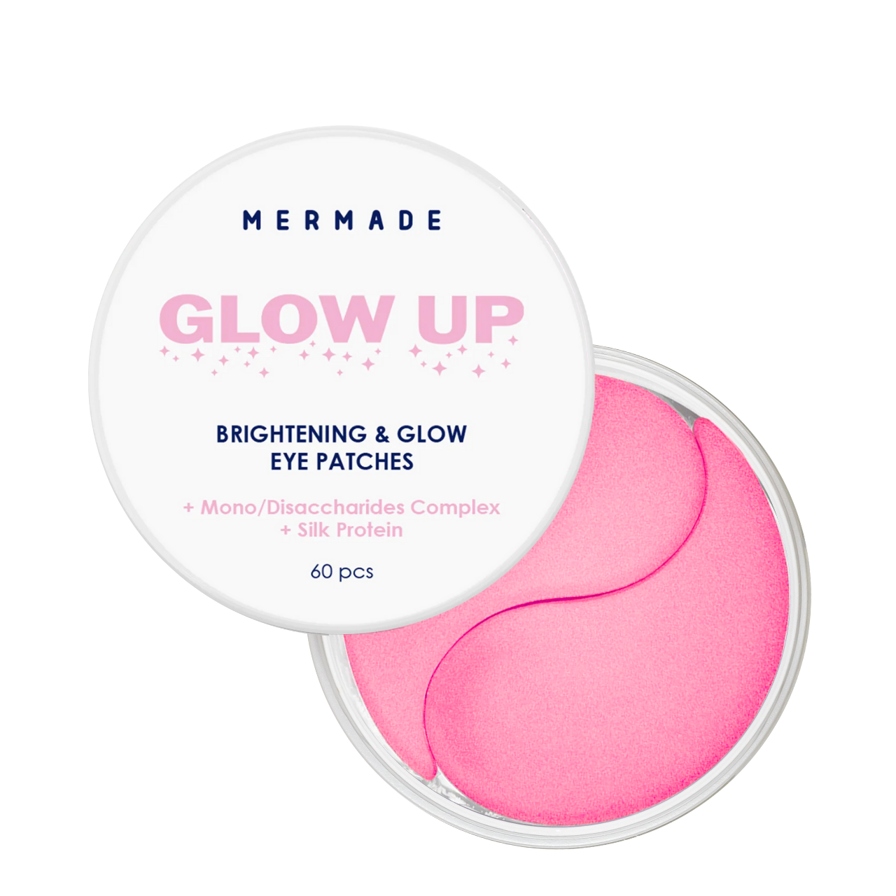 Патчі під очі освітлювальні Mermade Silk protein&Mono and Disaccharies complex 60 шт.